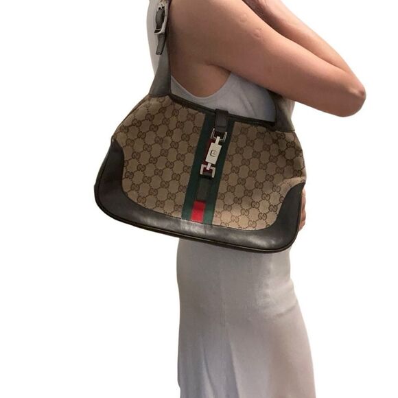 Gucci Brown and Black Shoulder Bag - Picture 10 of 10